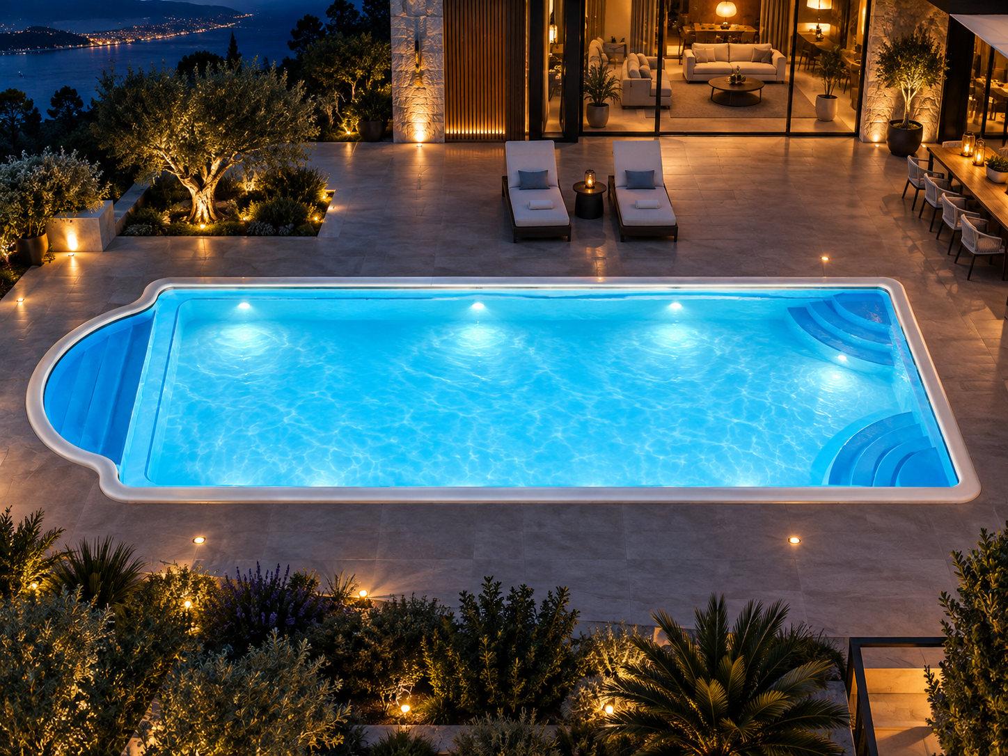 Piscina modello 02 in vetroresina – 12,00 × 3,95 m - immagine 4