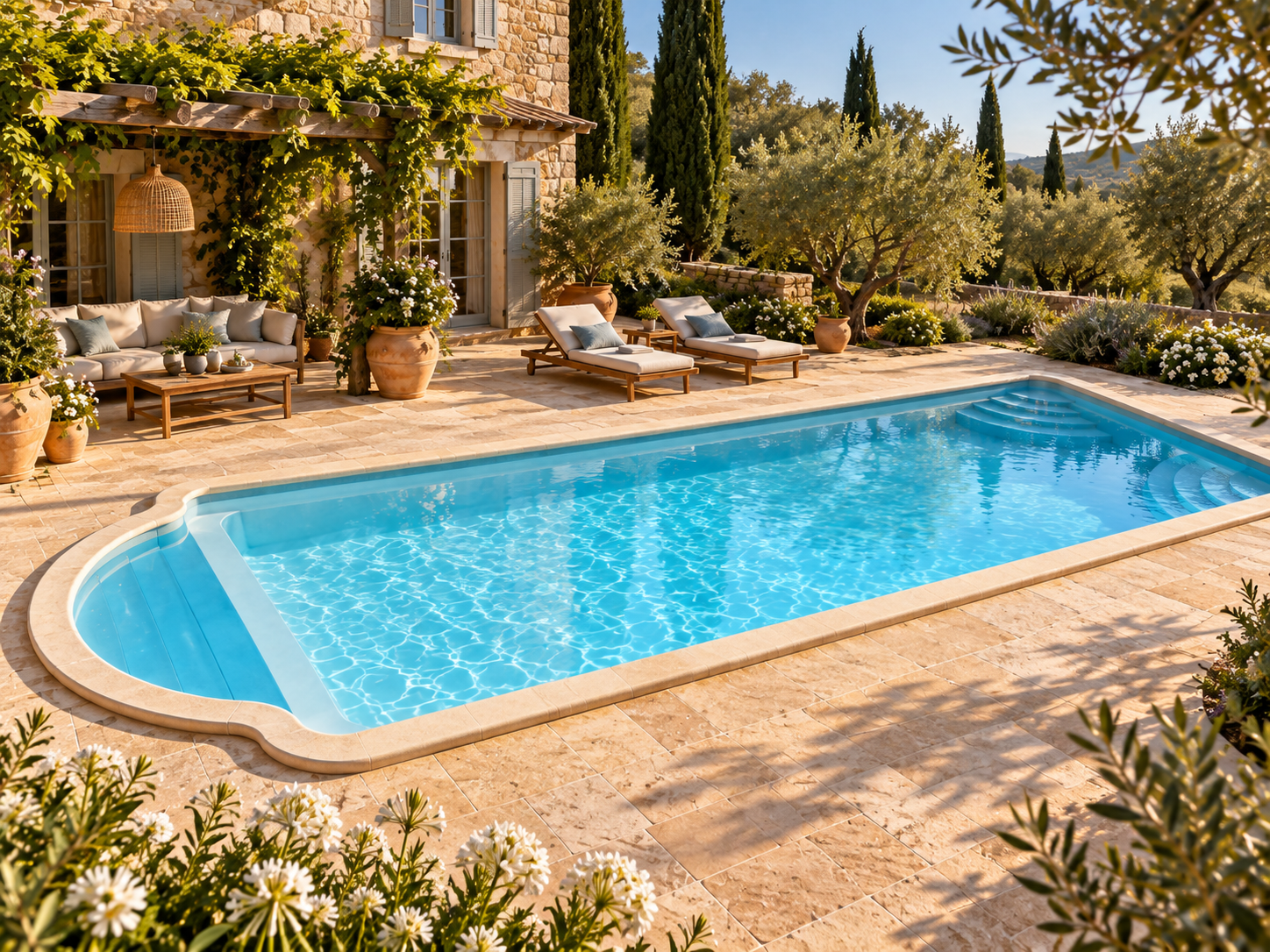 Piscina modello 02 in vetroresina – 12,00 × 3,95 m - immagine 3