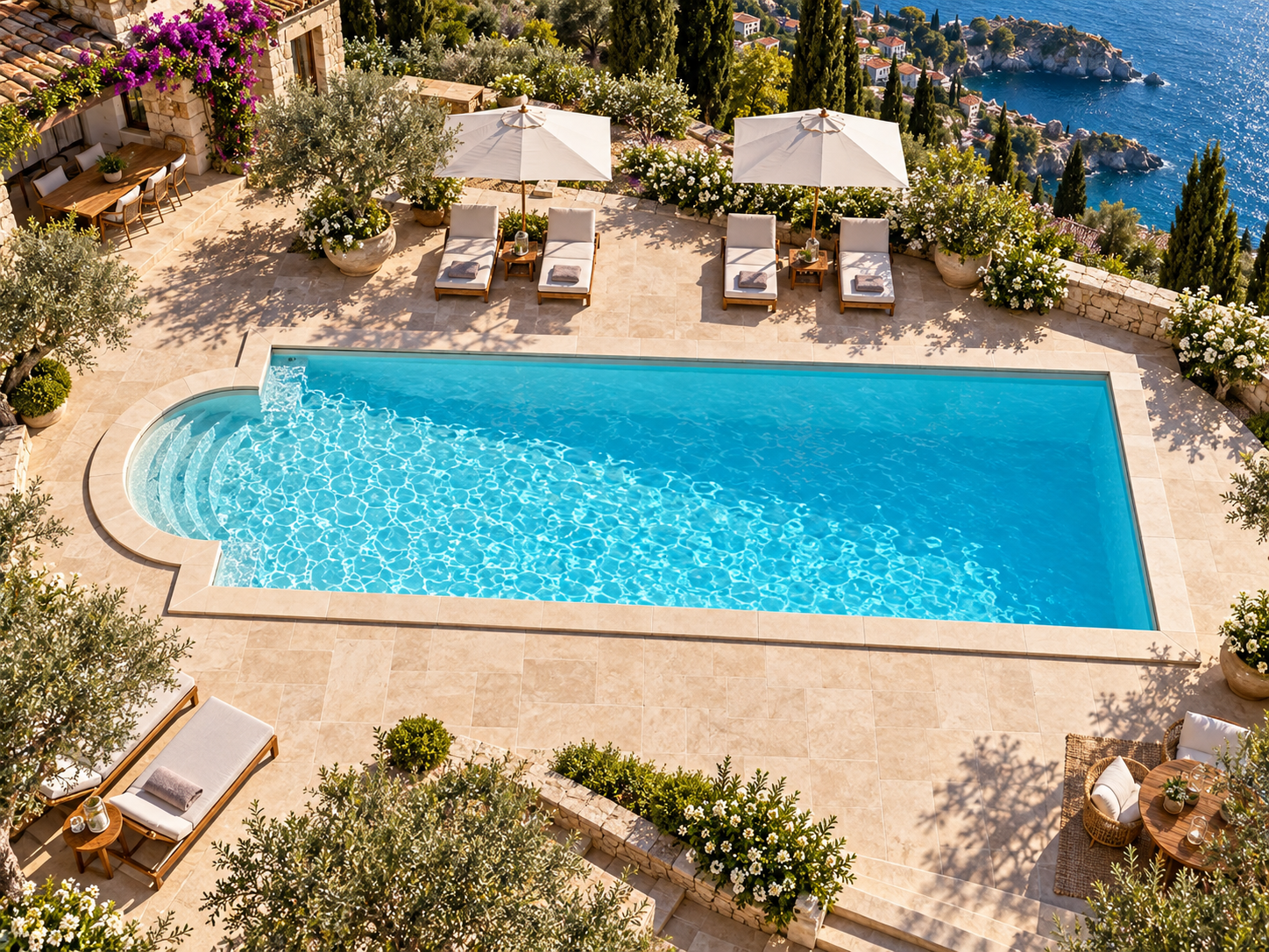 Piscina modello 05 in vetroresina – 11,18 × 4,00 m - immagine 3