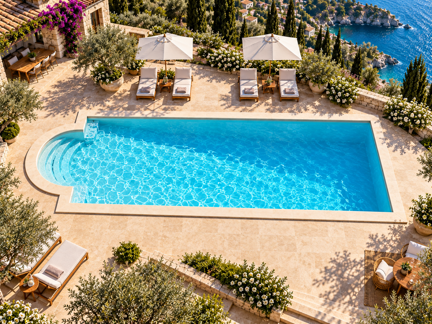Piscina modello 05 in vetroresina – 11,18 × 4,00 m