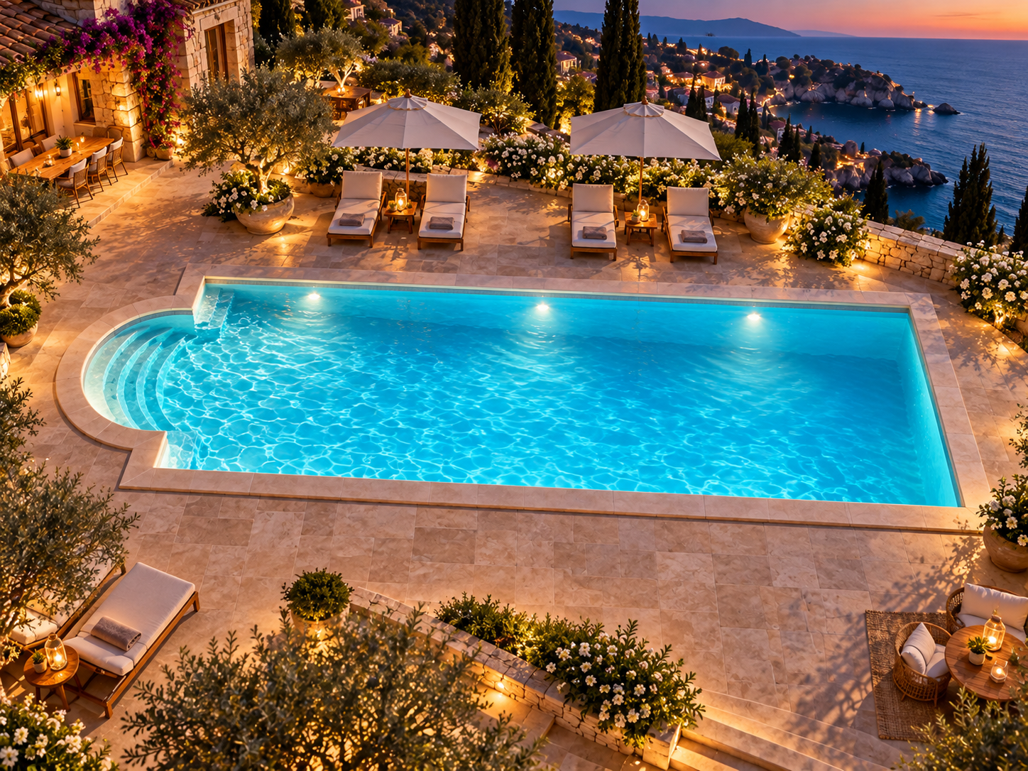 Piscina modello 05 in vetroresina – 11,18 × 4,00 m - immagine 8