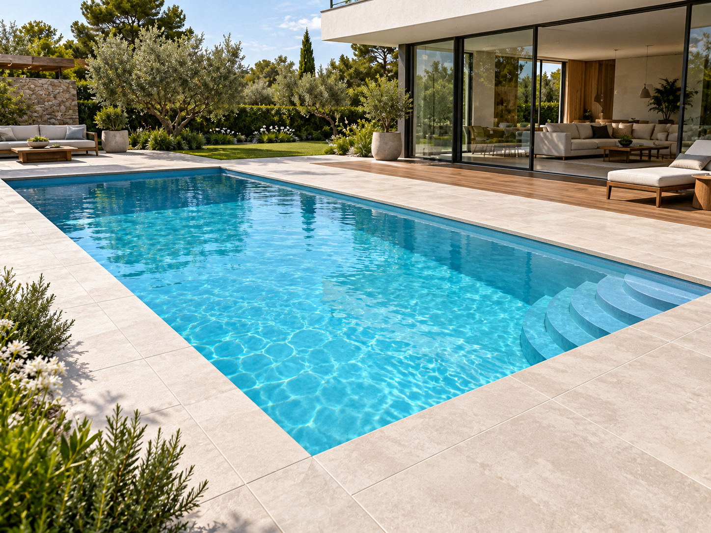 Piscina modello 13 in vetroresina – 8,20 × 3,80 m - immagine 8