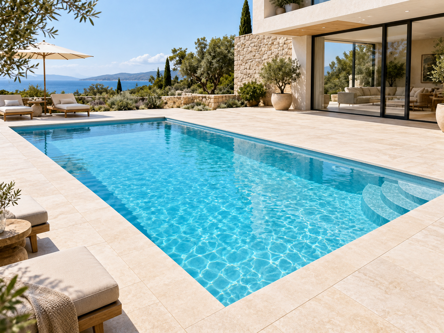 Piscina modello 13 in vetroresina – 8,20 × 3,80 m - immagine 4