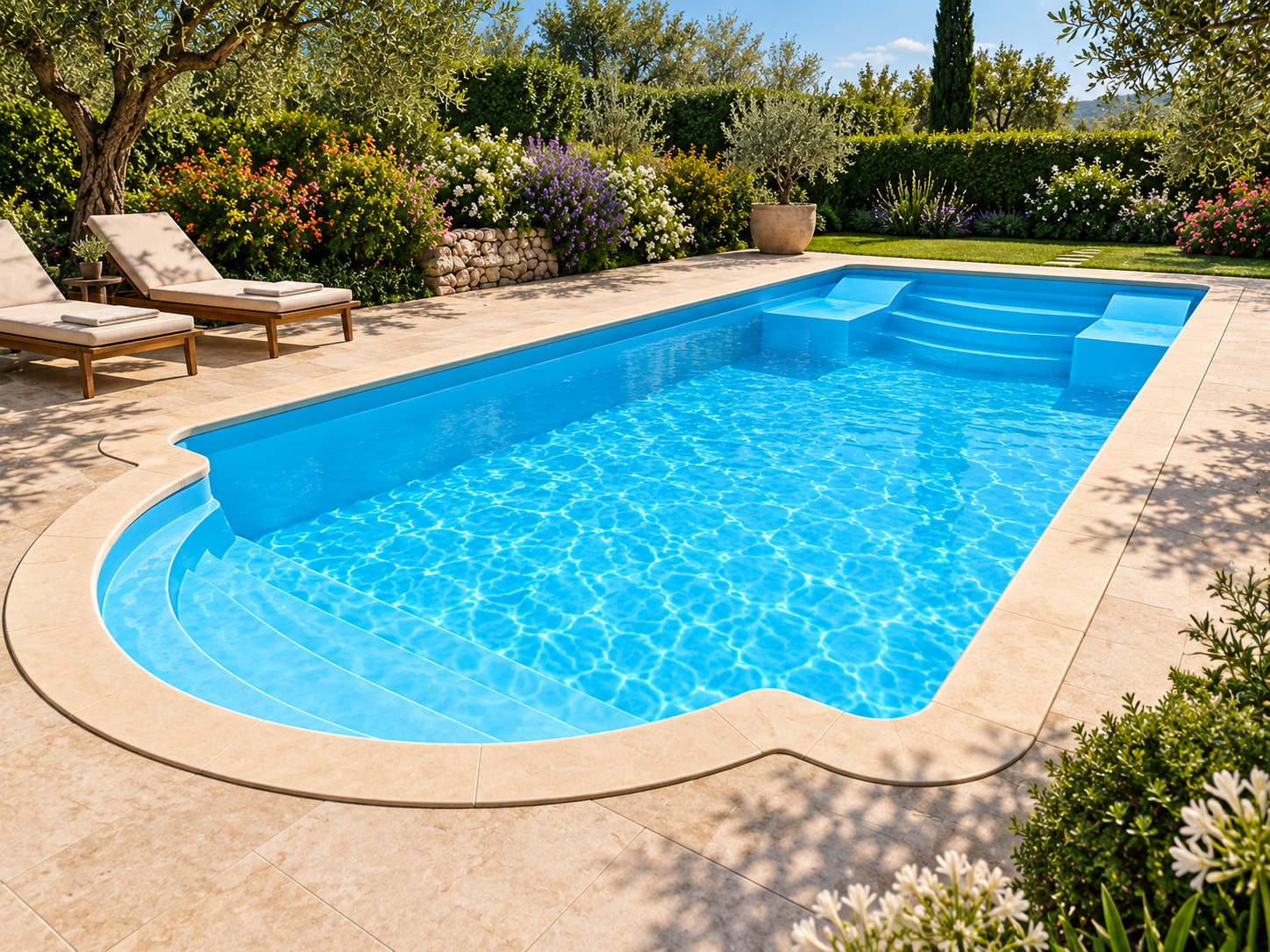 Piscina modello 20 in vetroresina – 6,00 × 3,00 m - immagine 5
