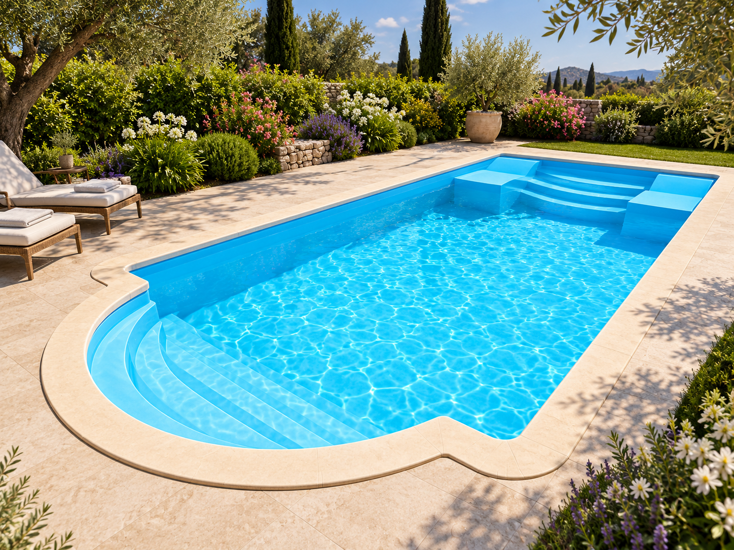 Piscina modello 20 in vetroresina – 6,00 × 3,00 m - immagine 7
