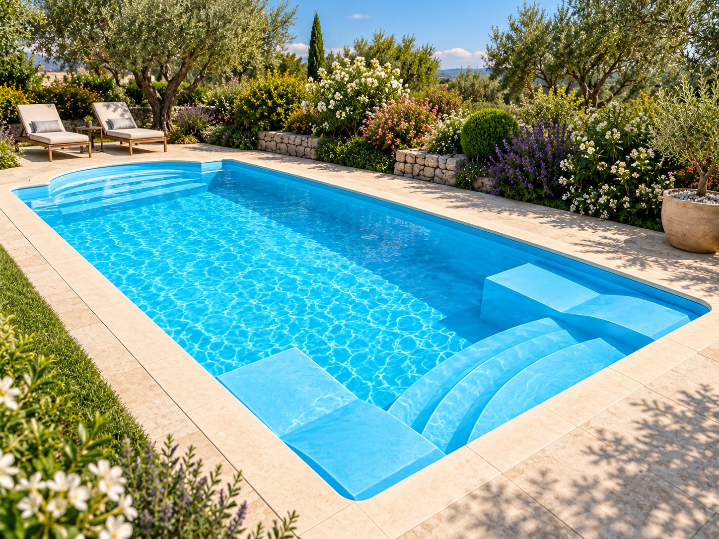 Piscina modello 20 in vetroresina – 6,00 × 3,00 m - immagine 8
