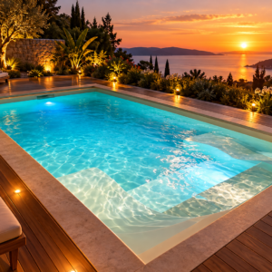 Piscina modello 23 in vetroresina – 5,00 × 2,80 m