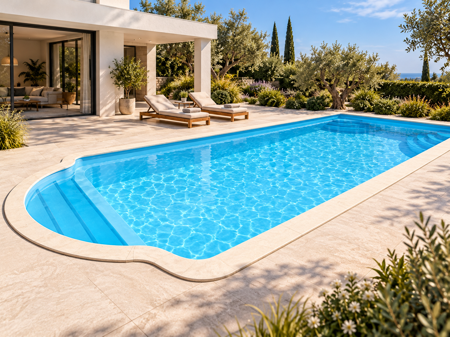 Piscina modello 02 in vetroresina – 12,00 × 3,95 m - immagine 6