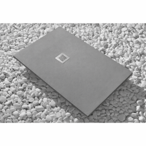 Piatti Doccia Grigio Scuro Ral 7005 Vulcano Line In Resina e Polvere Di Marmo