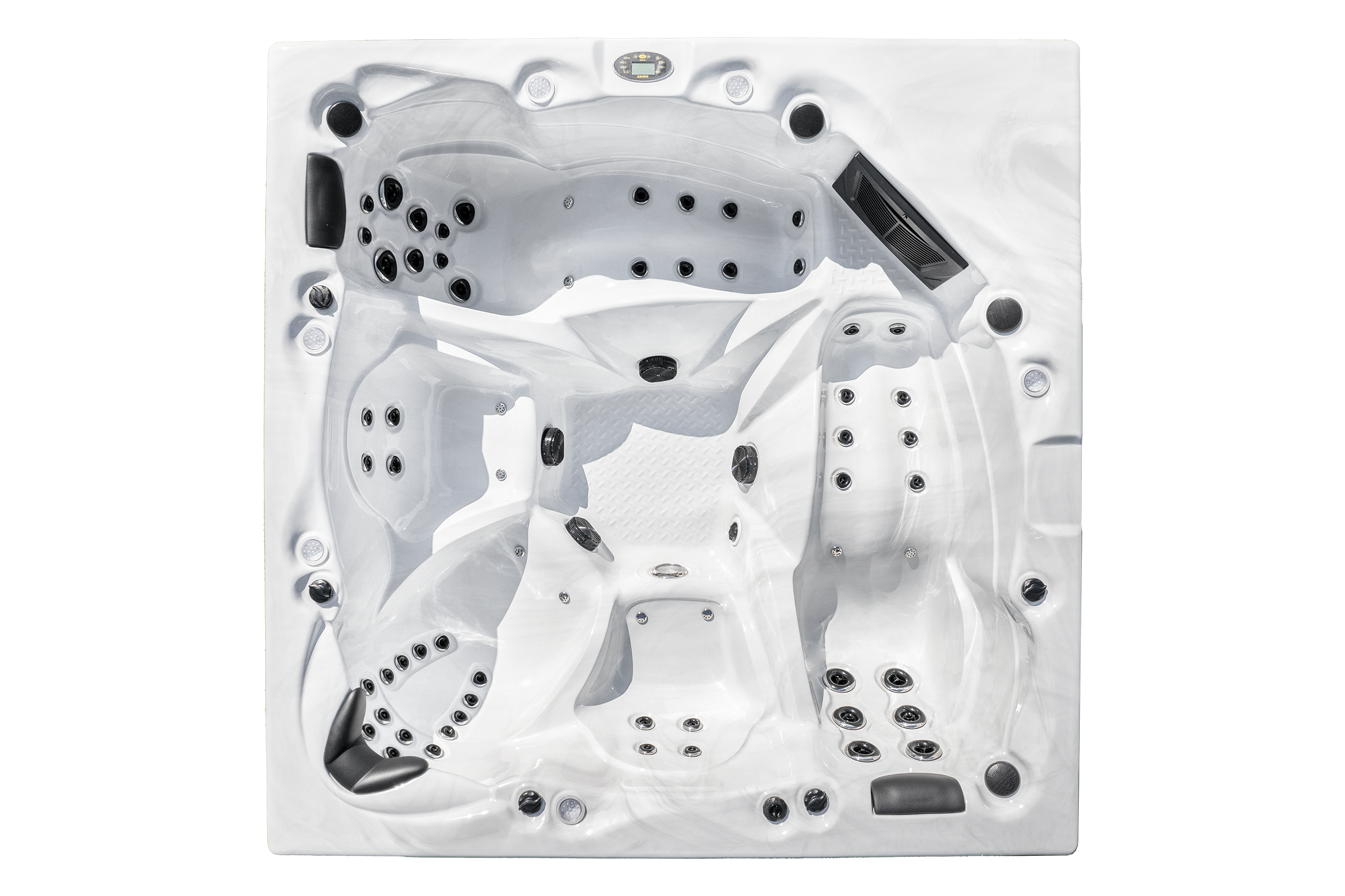 Spa Vasca Idromassaggio Da Esterno FRA-6001 Misura 230 x 230 cm