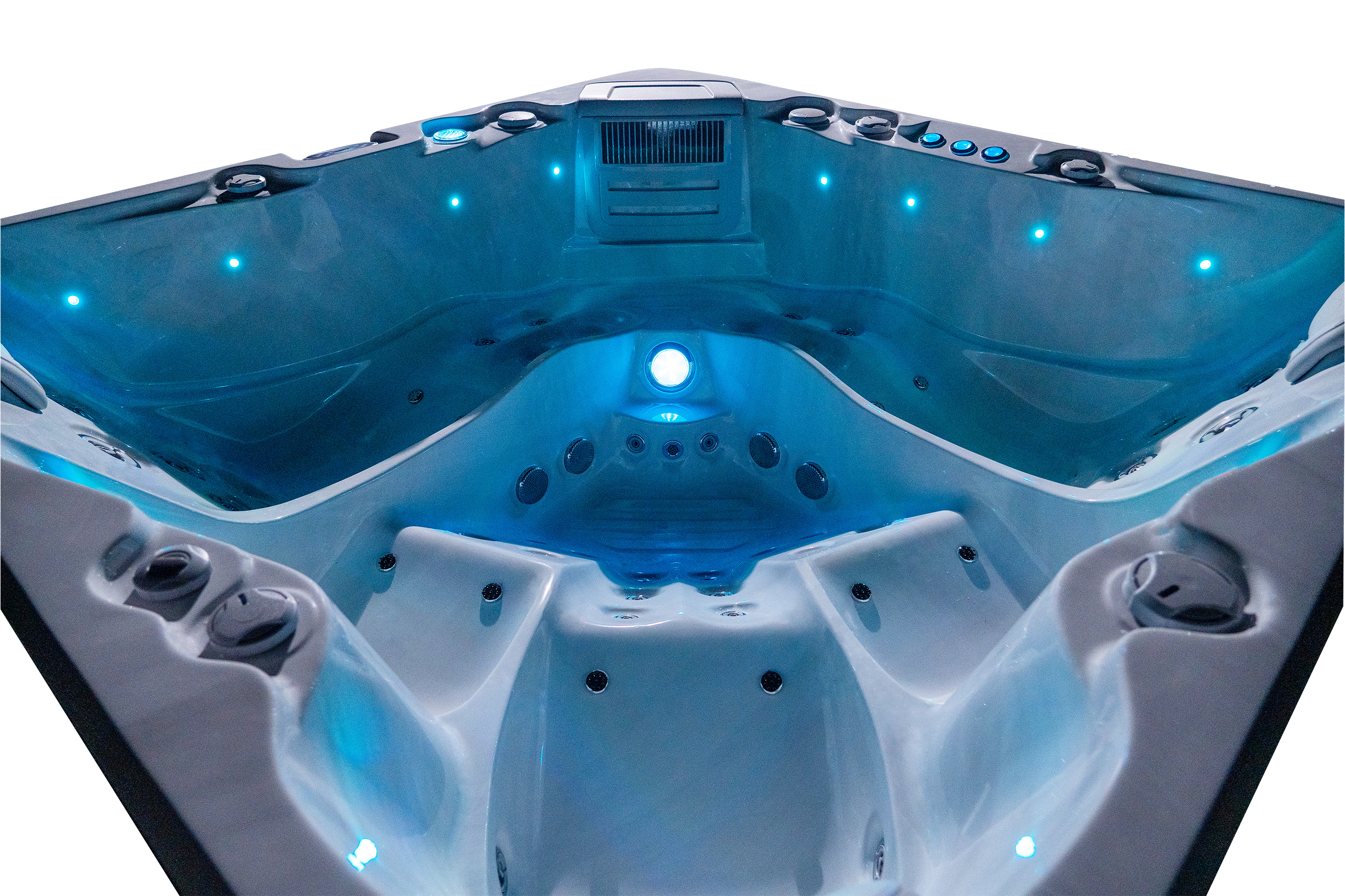 Spa Vasca Idromassaggio Da Esterno FRA03 Misura 210 x 210 cm – Image 9