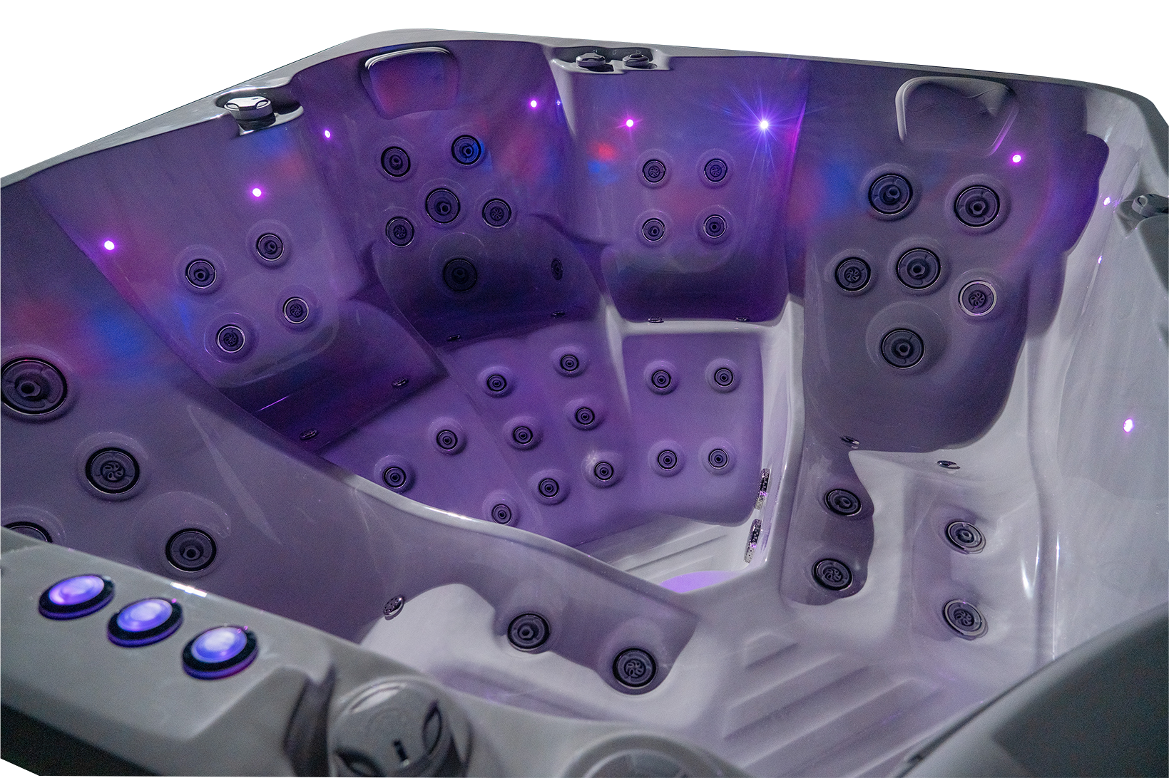 Spa Vasca Idromassaggio Da Esterno FRA03 Misura 210 x 210 cm – Image 10