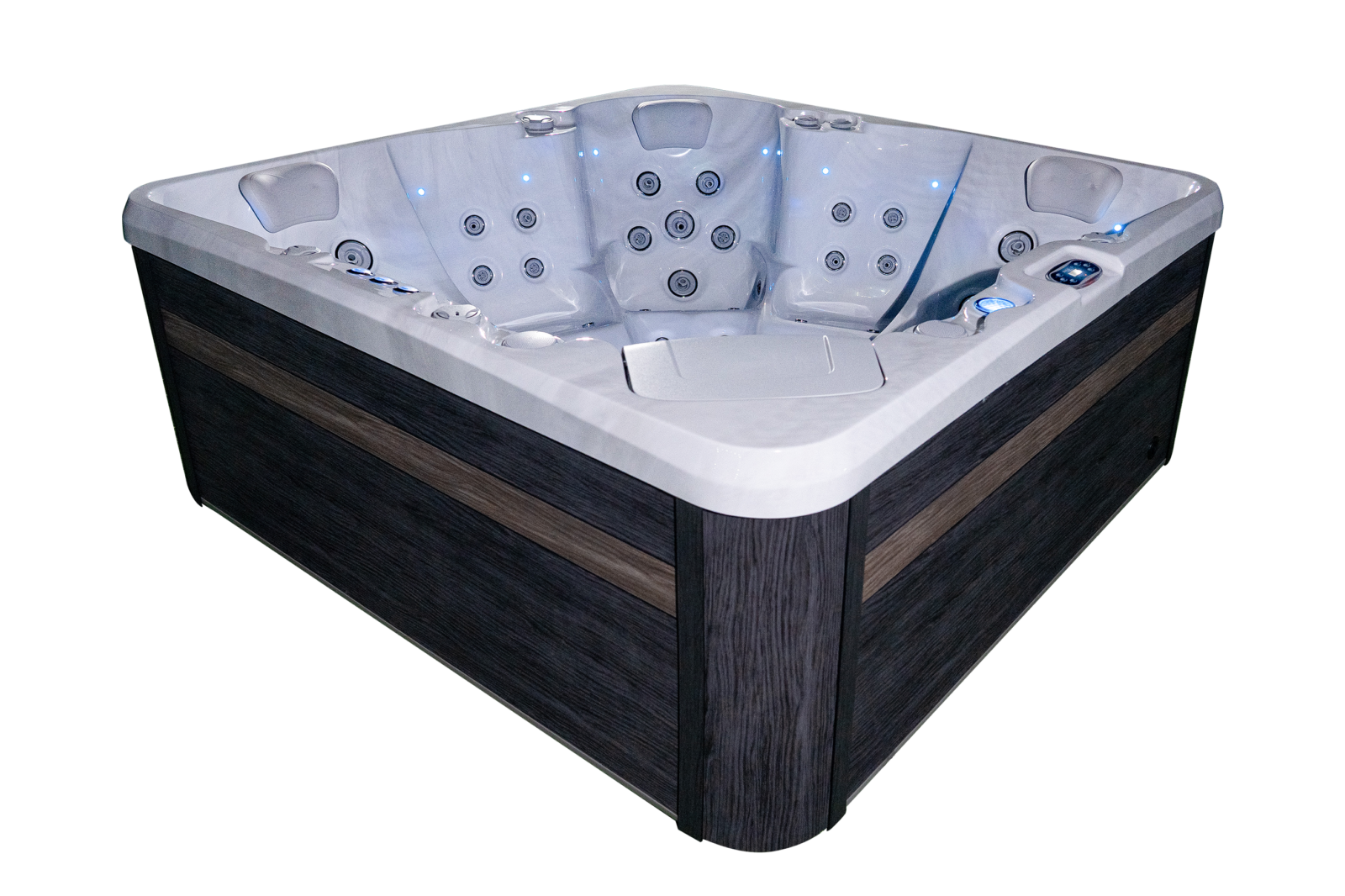 Spa Vasca Idromassaggio Da Esterno FRA03 Misura 210 x 210 cm – Image 8