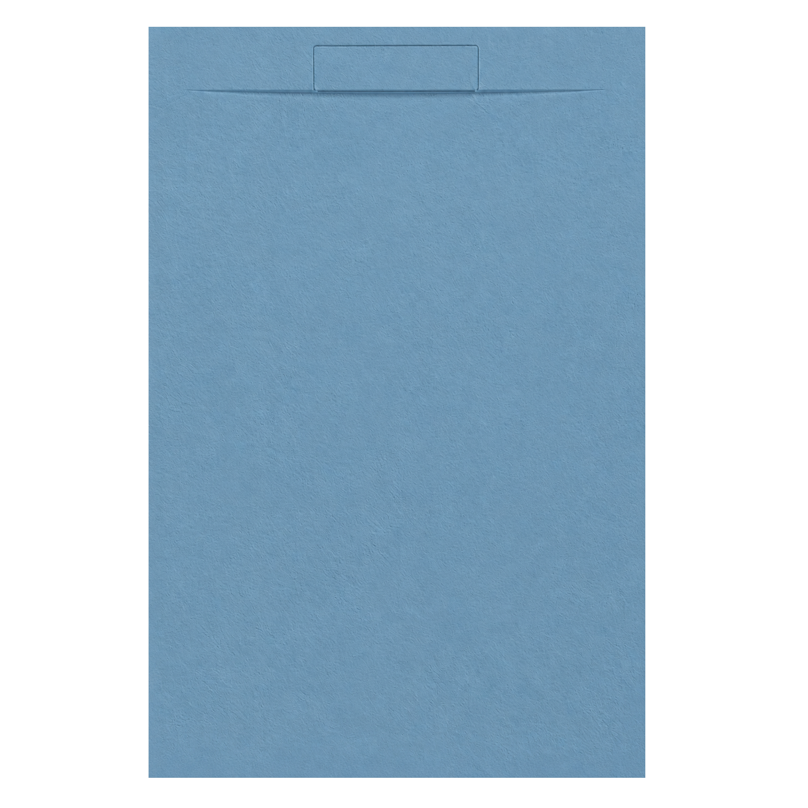 Piatti Doccia Blu Pastello RAL 5024 Vulcano Line PLUS In Resina e Polvere Di Marmo Con Griglia Laterale IN MARMORESINA - immagine 2