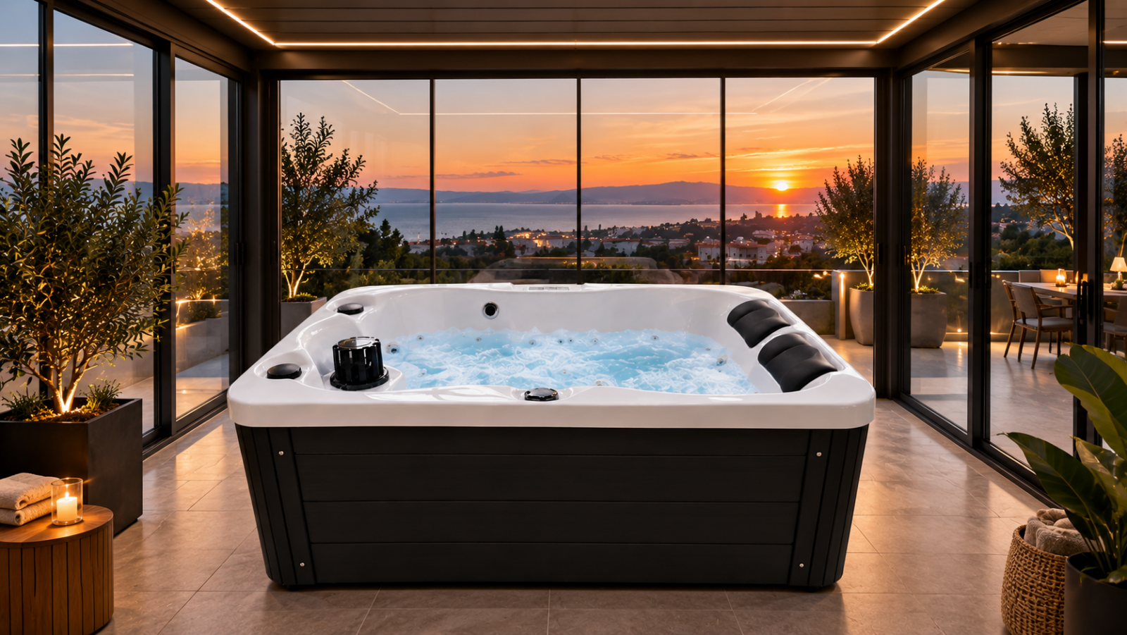 SPA Vasca Idromassaggio FRA 1620 – 175 × 110 × 72 cm - immagine 6