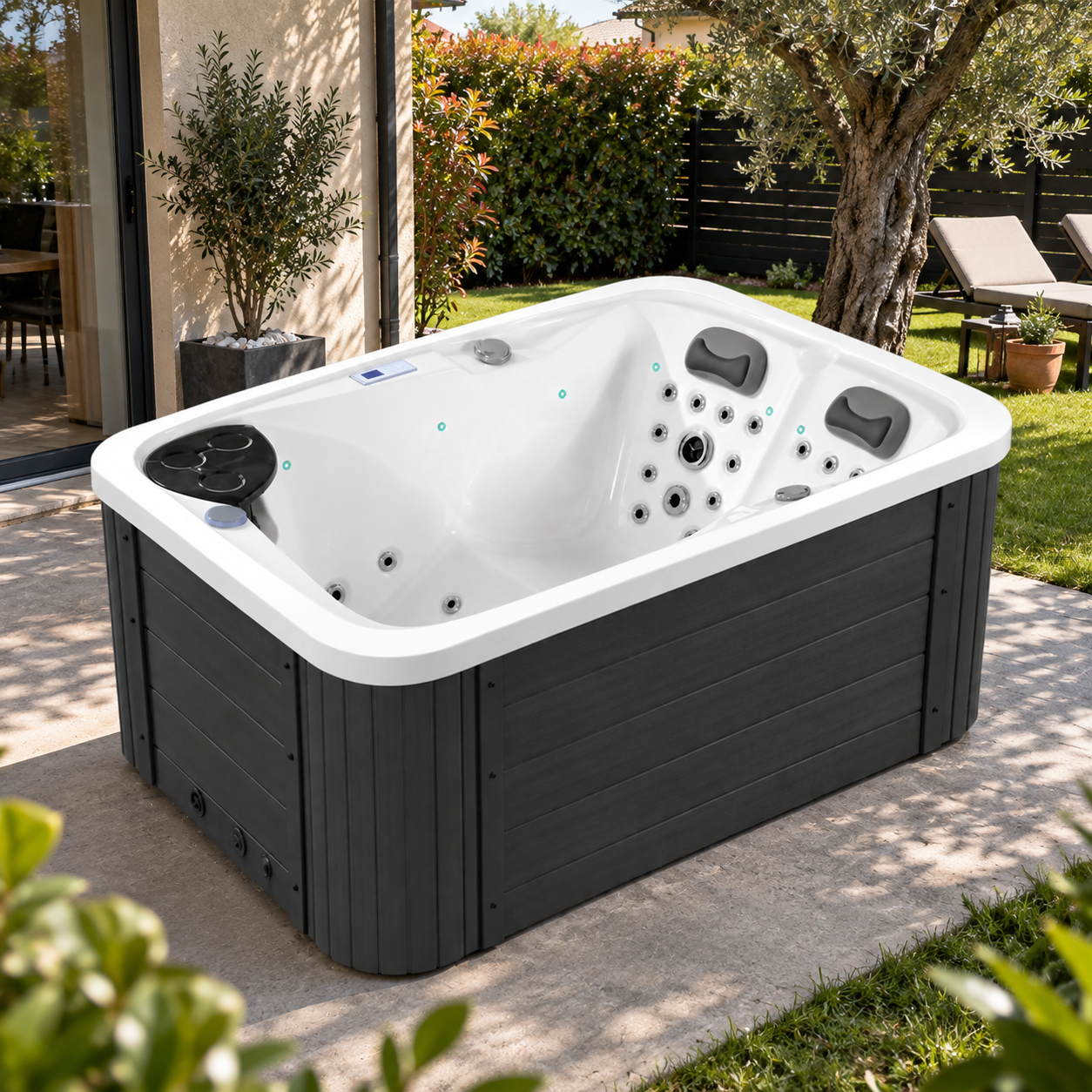 SPA Vasca Idromassaggio FRA 1392-1 Misura 190x130 cm - immagine 7