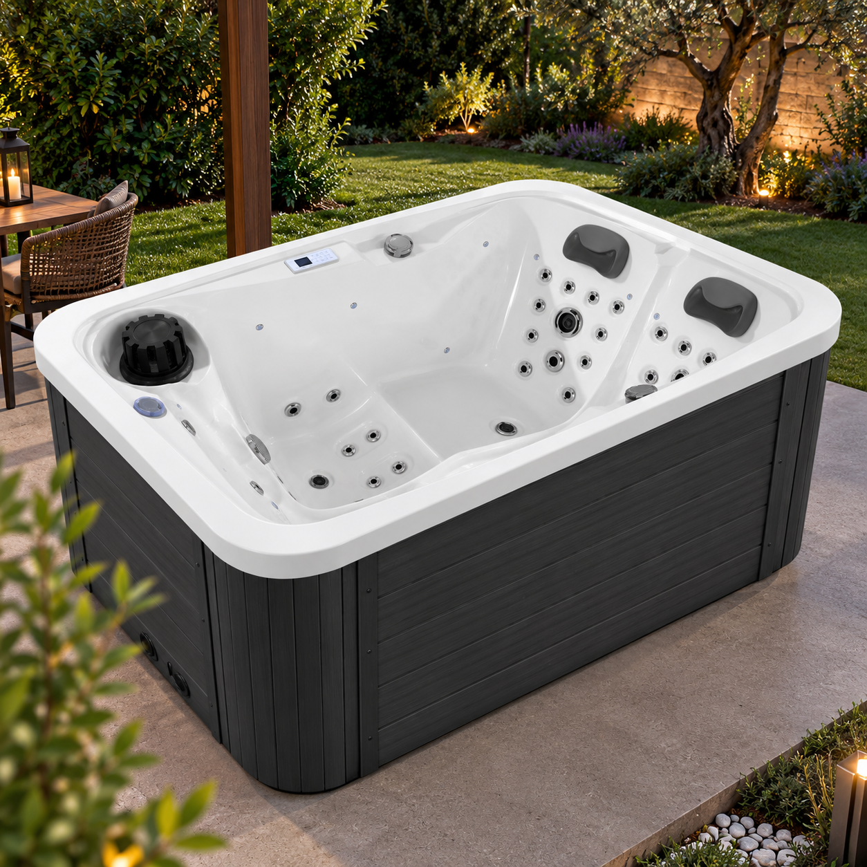 SPA Vasca Idromassaggio FRA 1392-1 Misura 190x130 cm - immagine 10