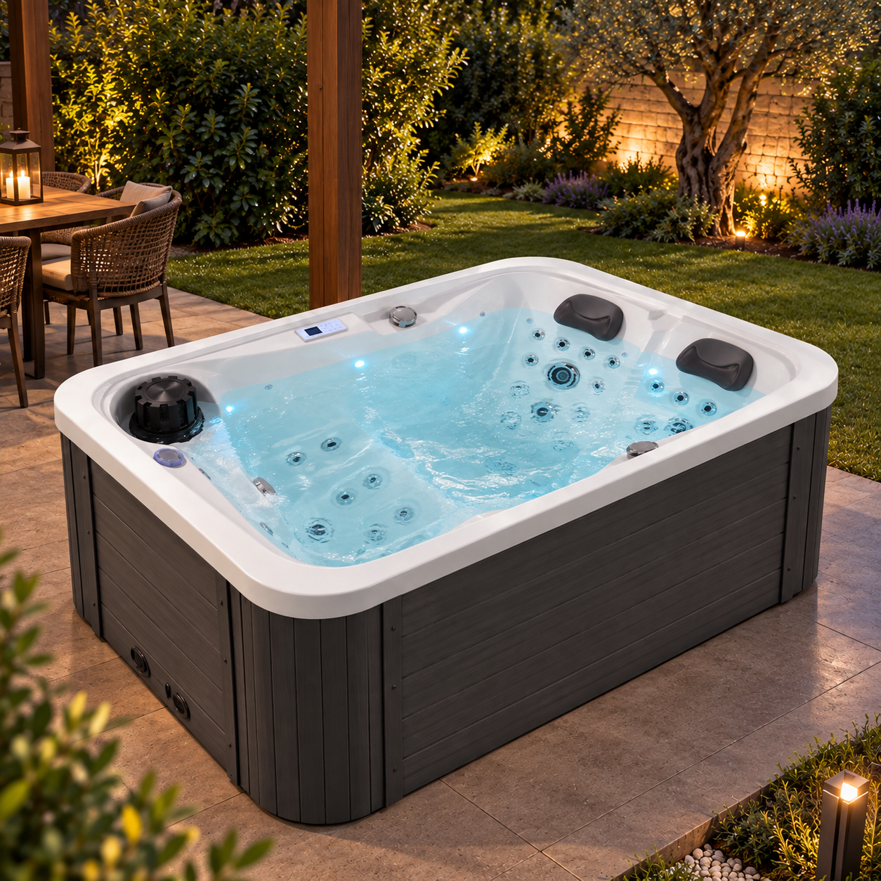 SPA Vasca Idromassaggio FRA 1392-1 Misura 190x130 cm - immagine 9