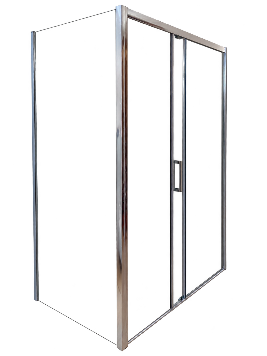 Box Doccia Angolare con Lato Fisso e Apertura Frontale Scorrevole a 2 Vetri – Ingresso Agevolato, Cristallo Temperato 6 mm, H 200 cm - immagine 7